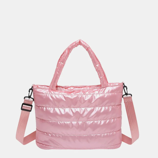 SAMA - PU Leather Crossbody Bag – Adjustable Strap & Zipper Closure