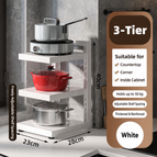 3-layer pot holder (white)