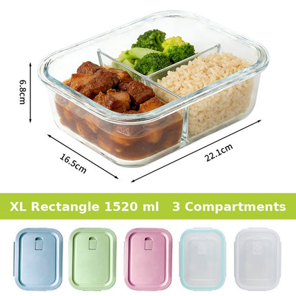 High Borosilicate Glass Lunch Box