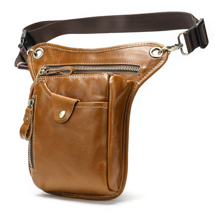 Genuine Leather Men’s Belt Bag