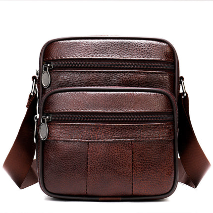 Genuine Leather Men’s Crossbody Bag