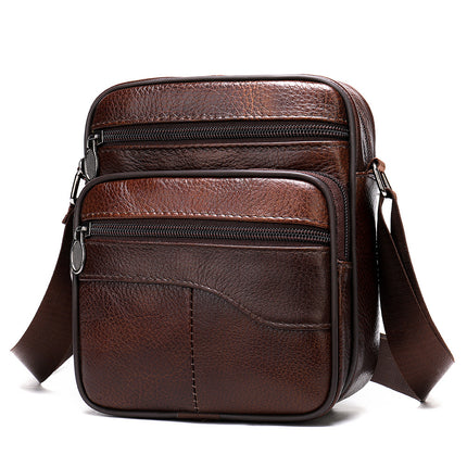 Genuine Leather Men’s Crossbody Bag