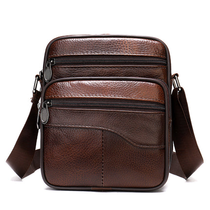 Genuine Leather Men’s Crossbody Bag