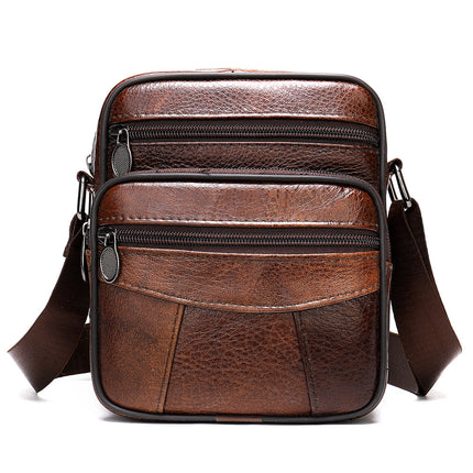 Genuine Leather Men’s Crossbody Bag