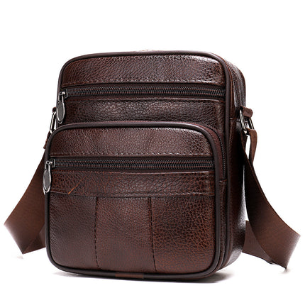 Genuine Leather Men’s Crossbody Bag