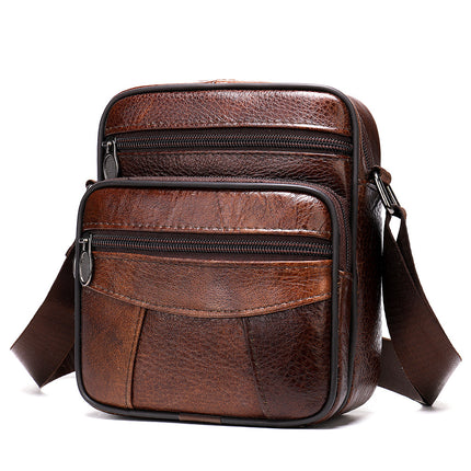 Genuine Leather Men’s Crossbody Bag