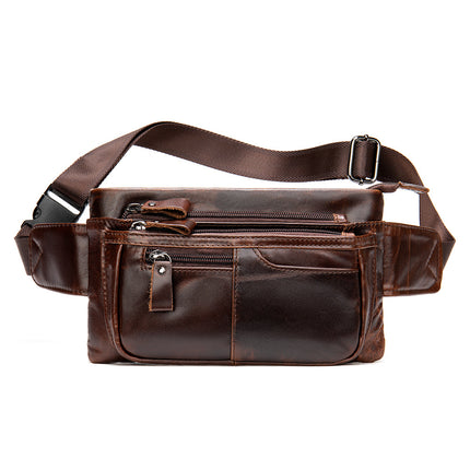Genuine Leather Men’s Waist Bag