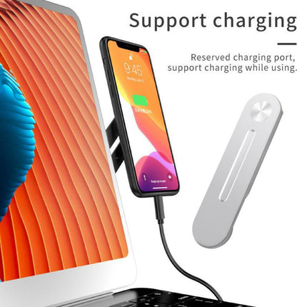 SAMA Laptop Side-Mount Phone Holder – Adjustable Clip, 13×3×0.5 cm