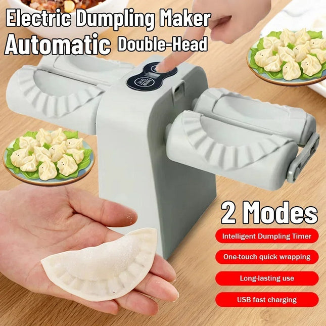 SAMA Automatic double-head dumpling maker, manual/auto 6s/9s, USB-C press mold