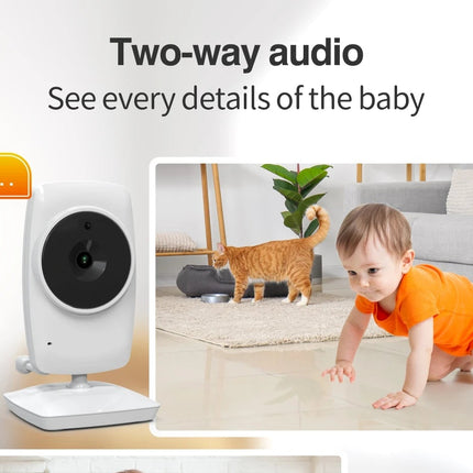 2.4G Video Baby Monitor 3.2" LCD – Night Vision, 2-Way Talk