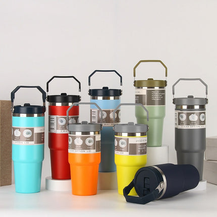 SAMA - ICEFLOW Premium Insulated Stainless Steel Travel Tumbler – Hot & Cold Beverage Companion