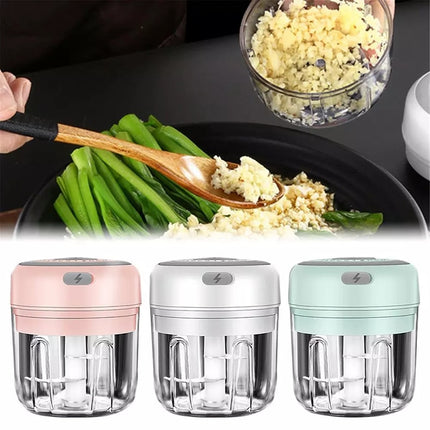 SAMA Mini USB Wireless Garlic Chopper – 100/250ml, 30W