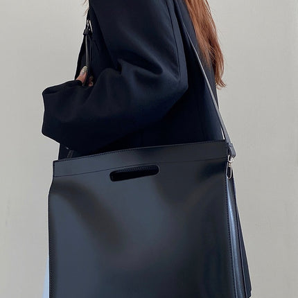 SAMA - Women’s PU Tote Bag – Large Work Shoulder & Laptop Handbag