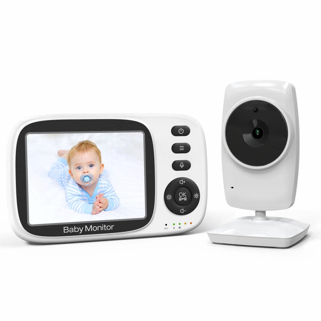 2.4G Video Baby Monitor 3.2" LCD – Night Vision, 2-Way Talk