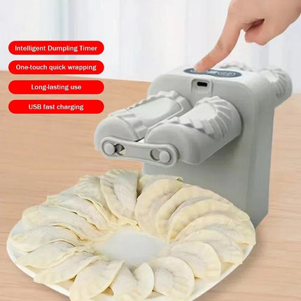 SAMA Automatic Double-Head Dumpling Maker – Manual/Auto, USB-C