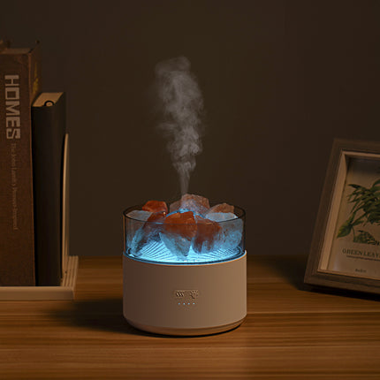 SAMATIFY - Salt Lamp Aromatherapy Humidifier with 7-Color LED & Diffuser
