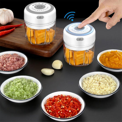 SAMA Mini USB Wireless Garlic Chopper – 100/250ml, 30W