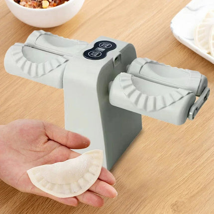 SAMA Automatic Double-Head Dumpling Maker – Manual/Auto, USB-C
