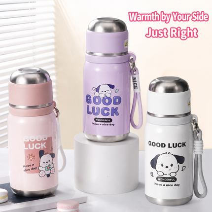 500 mL Kids 316 Stainless Steel Thermos Cup with Puppy Design
