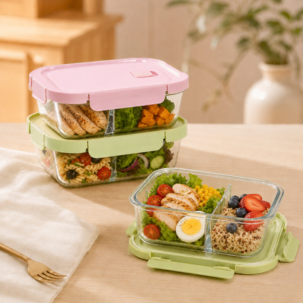 High Borosilicate Glass Lunch Box