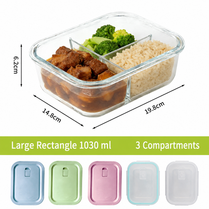 High Borosilicate Glass Lunch Box