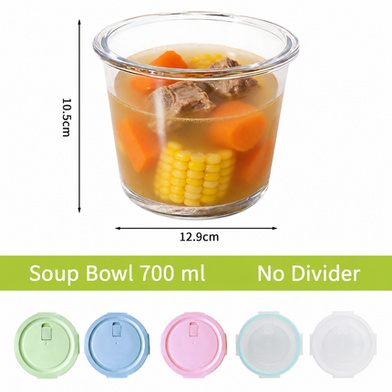 High Borosilicate Glass Lunch Box
