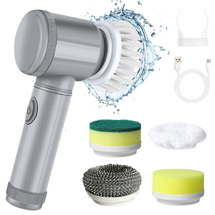 SAMA Electric Spin Scrubber 5-in-1 – 25W, USB-C, 5 Brush Heads