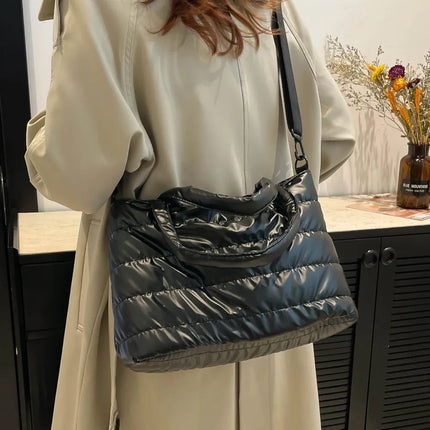 SAMA - PU Leather Crossbody Bag – Adjustable Strap & Zipper Closure