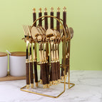 grain / (24 piece set including box and rack)