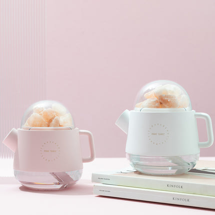 SAMATIFY - Kettle Wireless Humidifier – Silent Salt Stone Aroma Diffuser