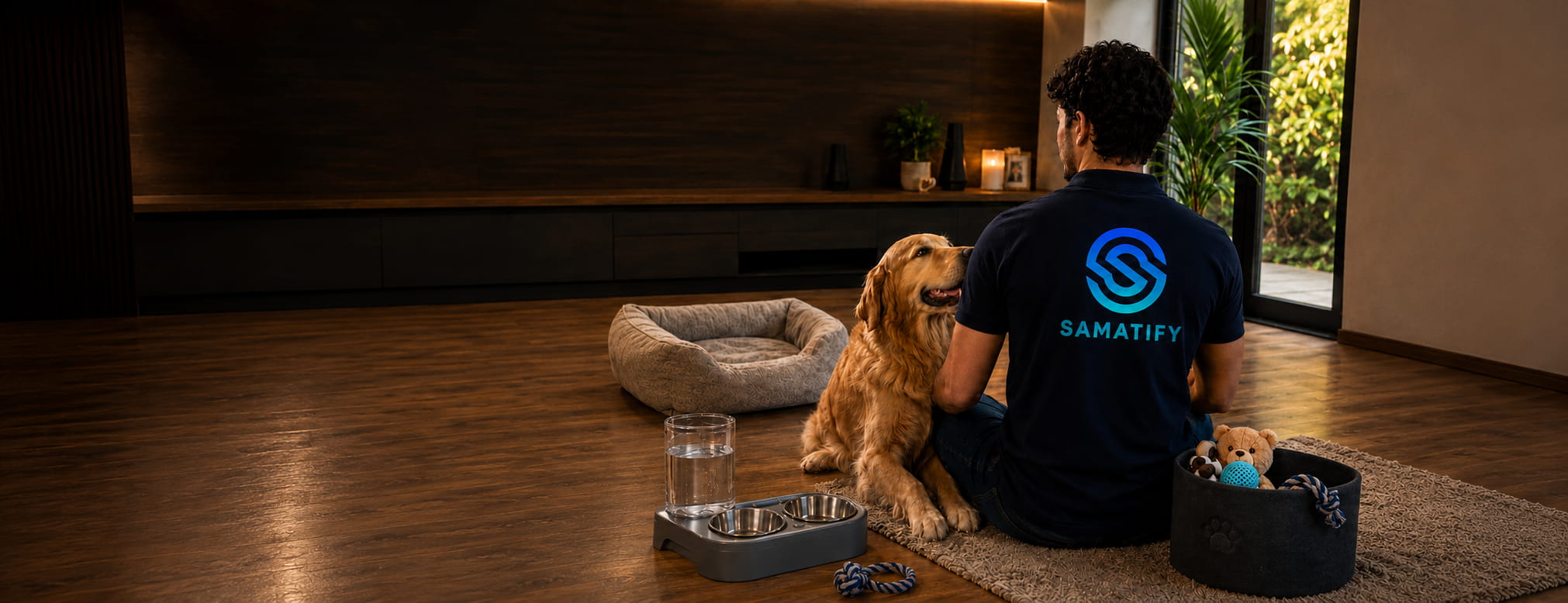 SAMATIFY smart pet living banner