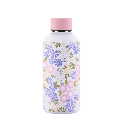 350 mL Stainless Steel Thermos Bottle with Abstract Print