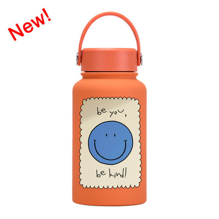 650 mL Wide-Mouth Stainless Steel Thermos Bottle