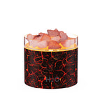 Salt stone aromatherapy machine-[crack black c04] / Salt stone ambient light aromatherapy machine