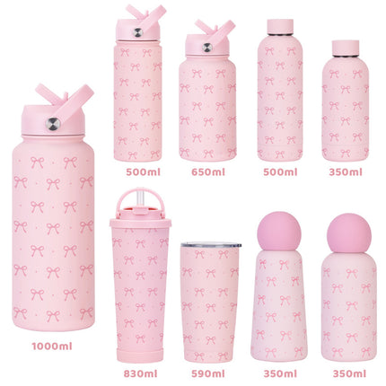 Stainless Steel Insulated Cup with Straw - 350–1000 mL