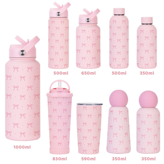 Stainless Steel Insulated Cup with Straw - 350–1000 mL