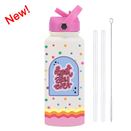 1L Stainless Steel Insulated Sports Bottle