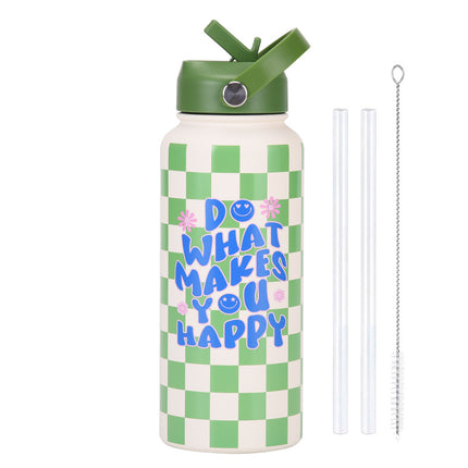 1L Stainless Steel Insulated Sports Bottle