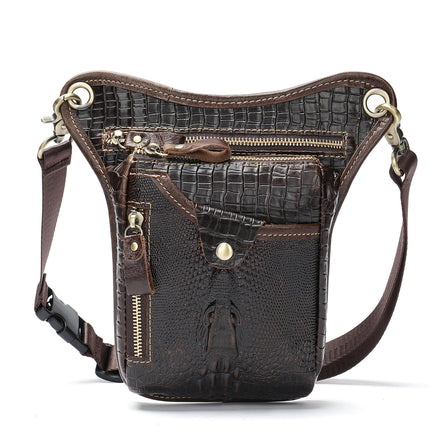 Genuine Leather Men’s Belt Bag