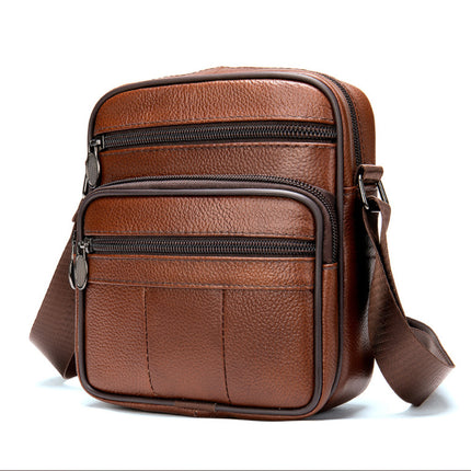 Genuine Leather Men’s Crossbody Bag