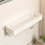 [kitchen shelf 39cm] elegant white/countertop wall-mounted dual use