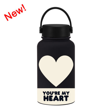 650 mL Wide-Mouth Stainless Steel Thermos Bottle