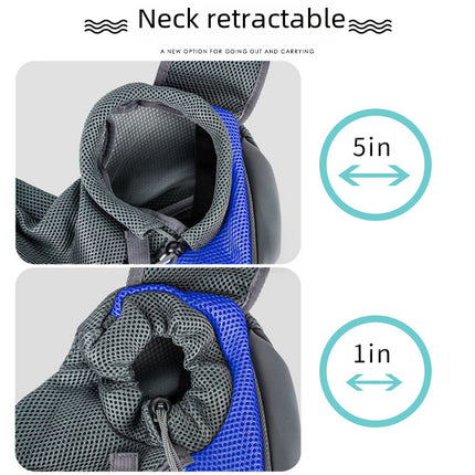 Adjustable Pet Crossbody Carrier Bag