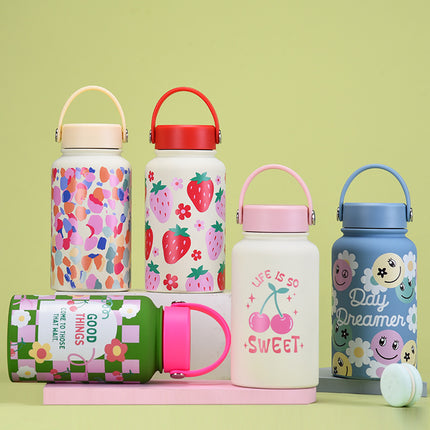 650 mL Wide-Mouth Stainless Steel Thermos Bottle