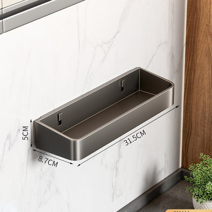 No-Drill Kitchen Spice Rack with Seasoning Jars