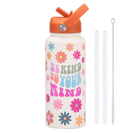1L Stainless Steel Insulated Sports Bottle
