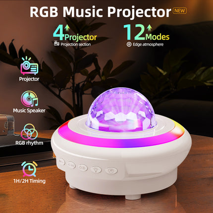 Rechargeable Planet Projection Bedside Night Light