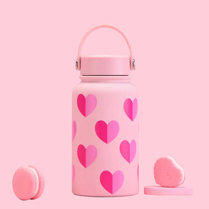 Stainless Steel Thermos Cup with Straw and Magnetic Lid Options - 350–1000 mL