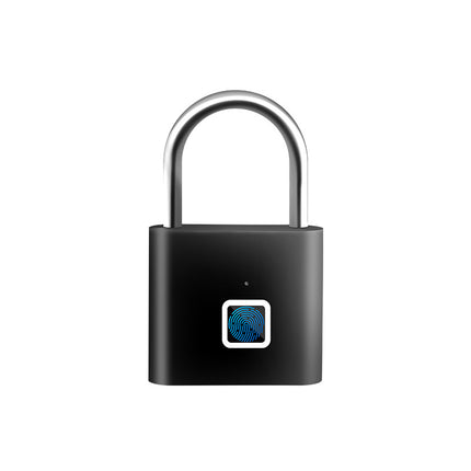 Smart Fingerprint Padlock with Bluetooth App Unlocking, USB-C & IP64 Protection