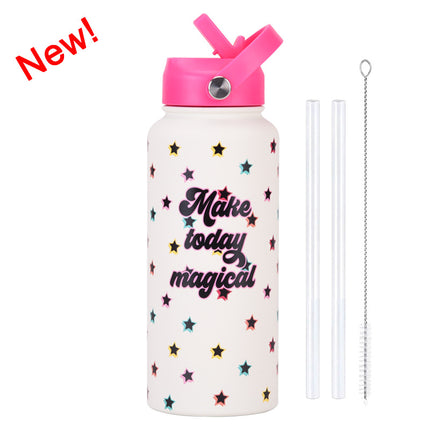 1L Stainless Steel Insulated Sports Bottle